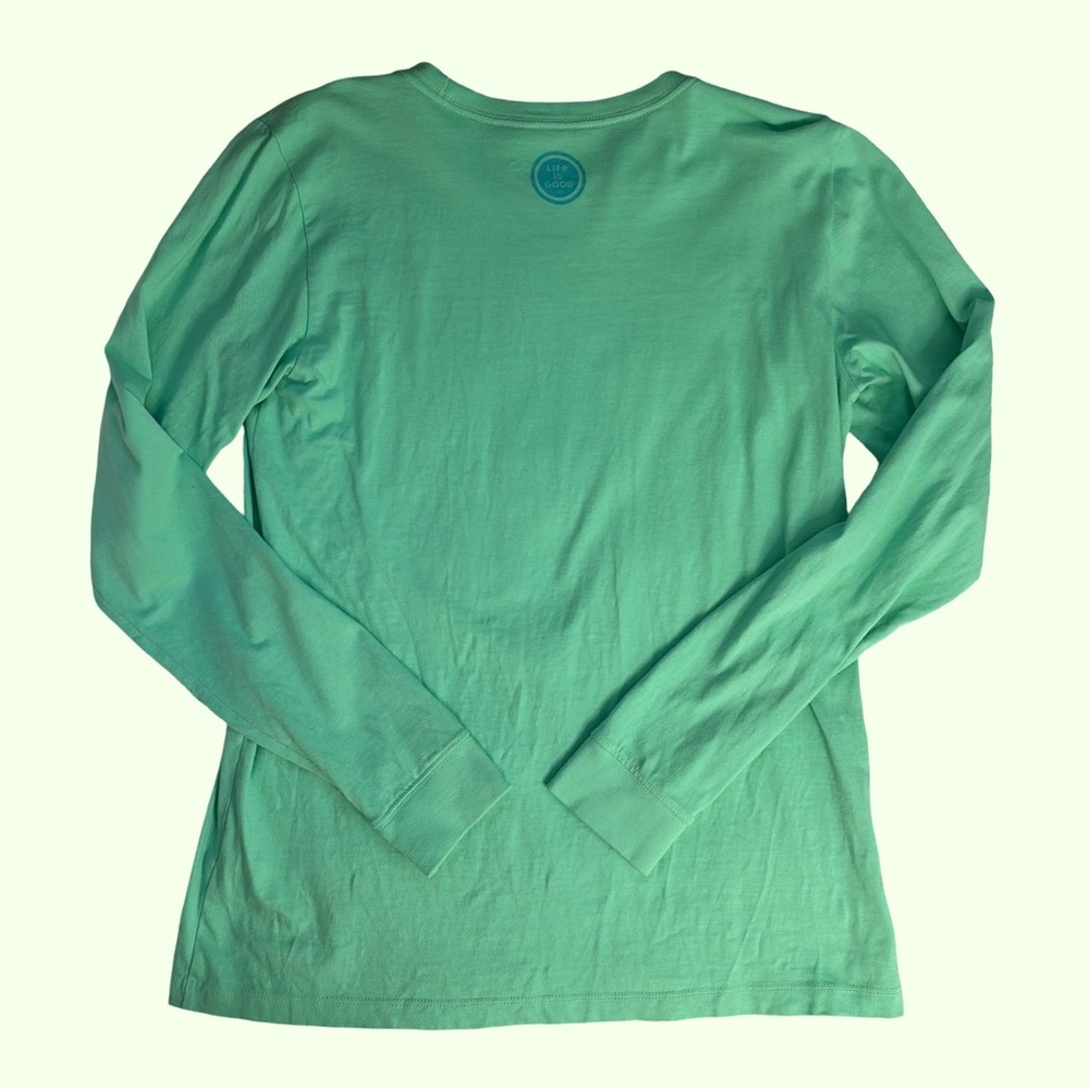 Life is Good long sleeved crusher tee “Go Places” with Jeep M - Picture 2 of 4